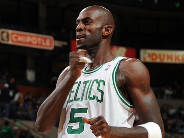 Kevin Garnett a Boston Celtics NBA-mérkőzésén 2012-ben.