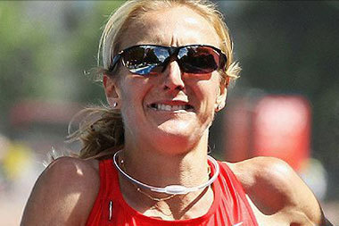 Paula Radcliffe könnyes szemmel, idegesen nyilatkozott a befutó után