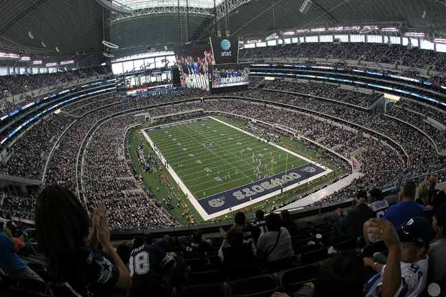A Dallas Cowboys stadionja 