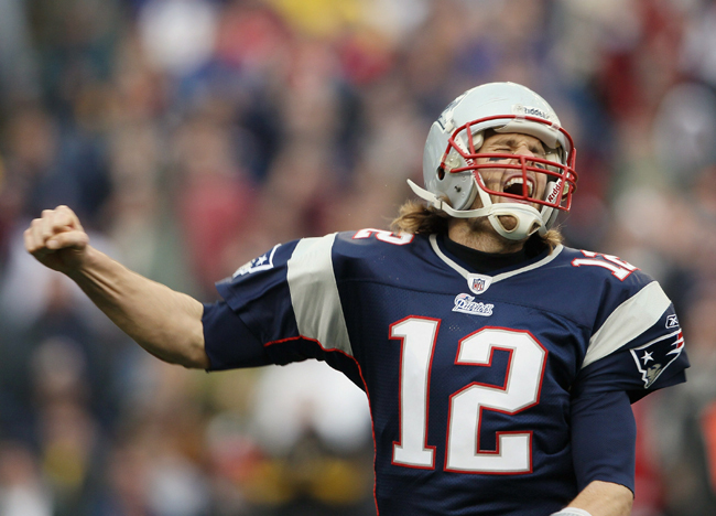 Tom Brady, a New England Patriots irányítója.