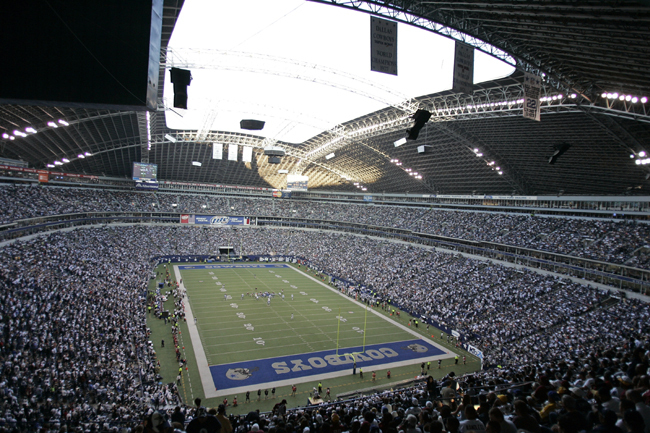 A Dallas Cowboys stadionja 