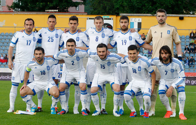 A görög csapat 