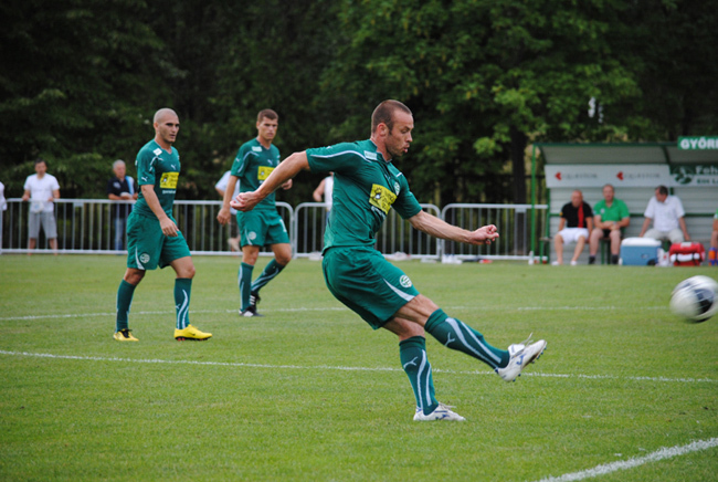 Győri ETO FC csapata felkészülési mérkőzése az osztrák Hartberg ellen.