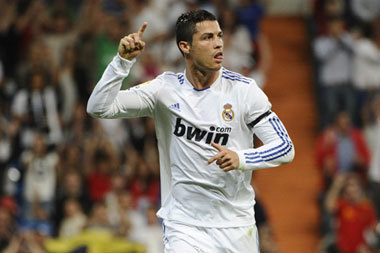 Cristiano Ronaldo, a Real Madrid csatára.