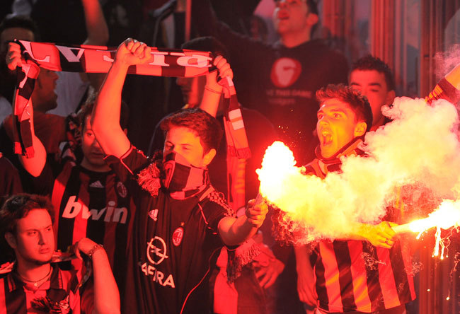 A Milan szurkolók 18-adszor ünnepelhettek - Fotó: AFP