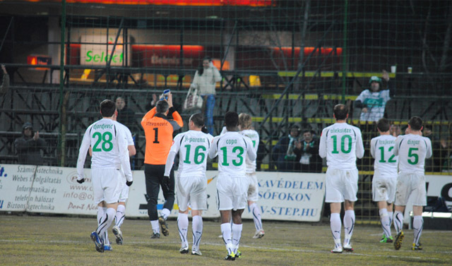 A februrái siófoki vendégjátékon Aleksidze (10) gólja jelentette a három pontot az ETO-nak