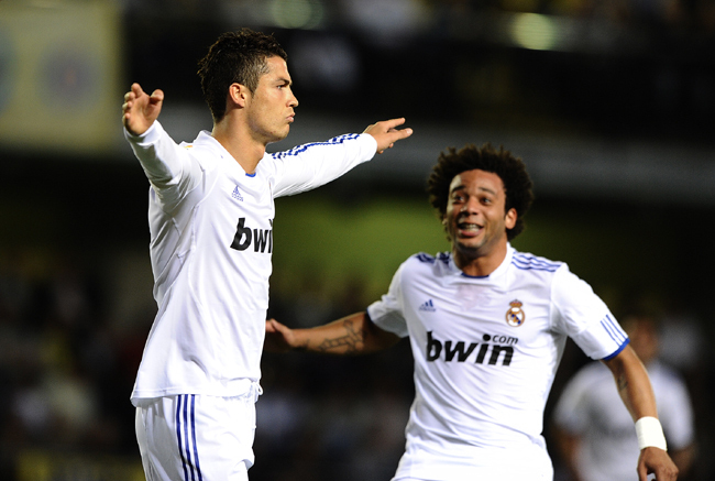 Ronaldo duplázott az El Madrigalban - Fotó: AFP