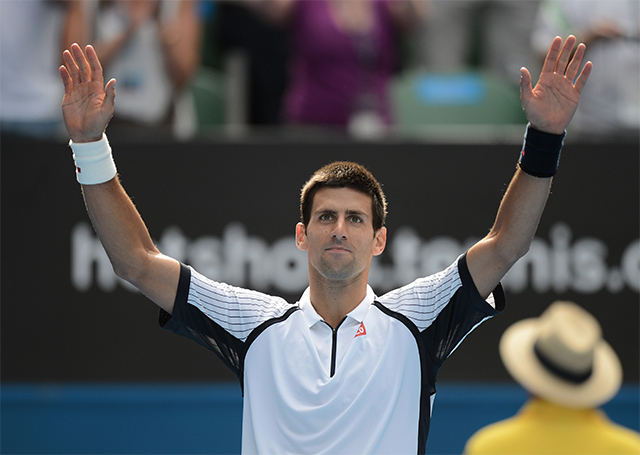 Novak Djokovics simán jutott tovább