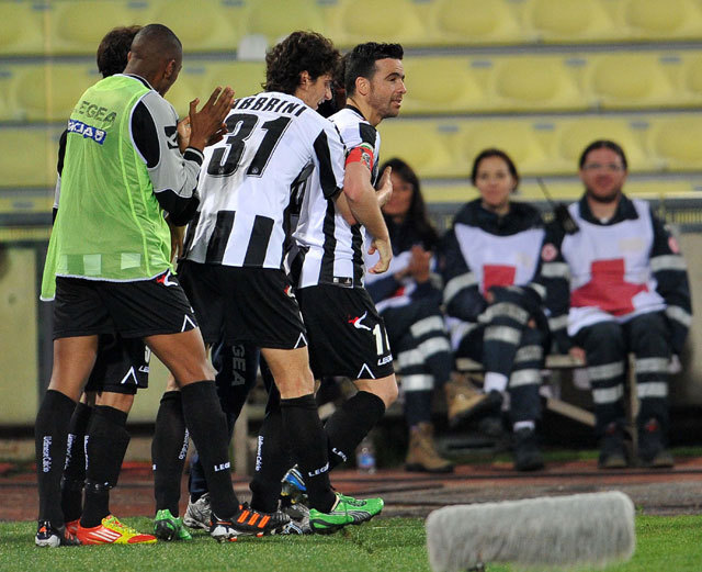 Az Udinese Antonio Di Natale góljával nyert a vendég Lazio ellen
