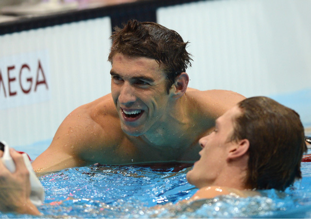 Michael Phelps 19 ötkarikás éremnél tart és még csak 27 éves - Fotó: AFP
