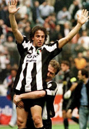 Del Piero és Deschamps nagy sikereket ért el a Juventusban