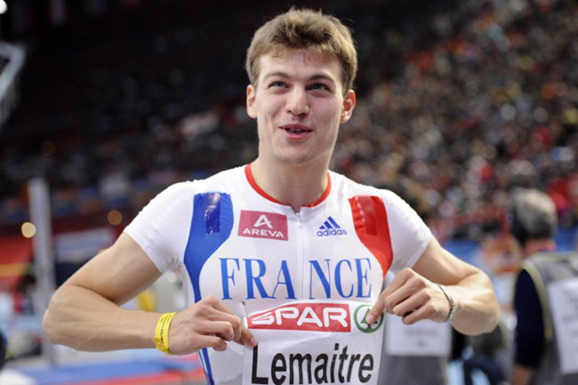 Christophe Lemaitre, a 100 méteres síkfutás francia Európa-bajnoka