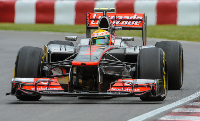 Lewis Hamilton, a McLaren brit pilótája a Kanadai Nagydíj szabadedzésén 
