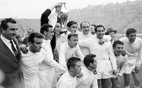 A Real Madrid BEK-győztes csapata 1960-ból.