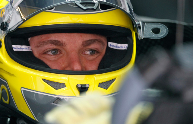 Nico Rosberg, a Mercedes GP német pilótája a Kínai Nagydíjon