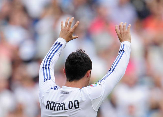 Cristiano Ronaldo, a Real Madrid játékosa