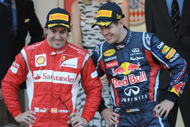 Alonso és Vettel öröme - Fotó: AFP