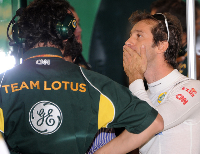 Trulli a Team Lotusnál - Fotó: AFP