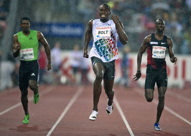 Usain Bolt utcahosszal nyerte a 200-at Oslóban