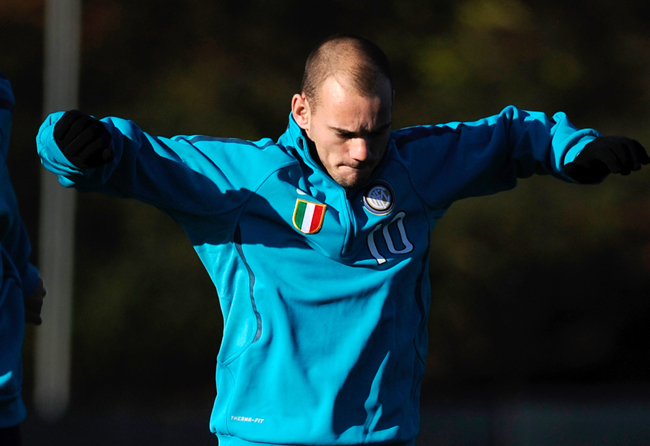 Sneijder nem szögezte le egyértelműen, hogy marad Milánóban 
