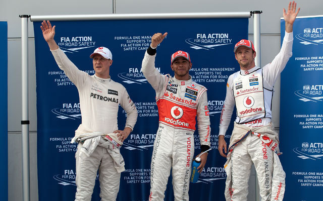 Schumacher hosszú idő után került be a legjobb háromba