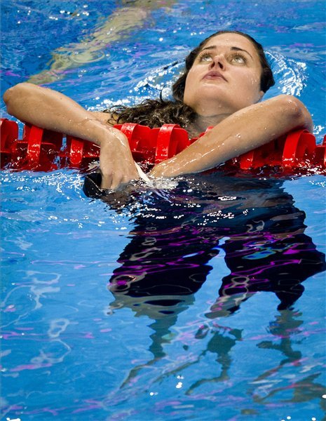 Jakabos Zsuzsa óriási egyéni csúcsot úszott - Fotó: MTI