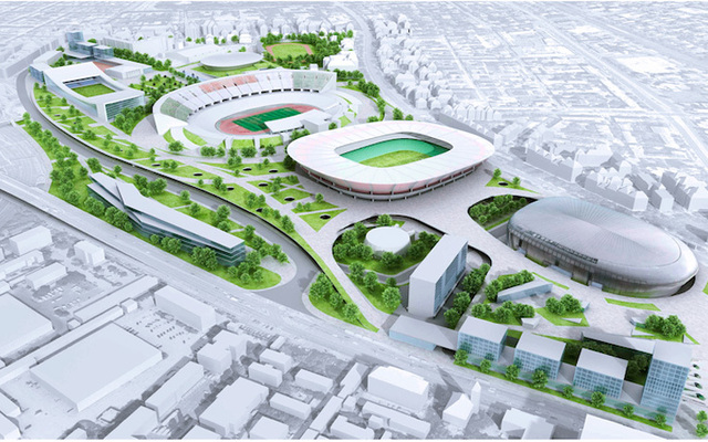 Akár így is kinézhet az új nemzeti stadion és környéke az építkezések után - Fotó: mnsk.hu