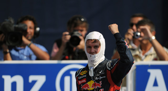 Vettel rajt-cél győzelmet aratott Monzában, idei nyolcadik futamát nyerte meg, tovább növelve előnyét. 