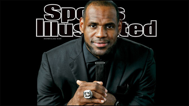 LeBron Jamest választotta az Év sportolójának a Sports Illustrated magazin 2012-ben.