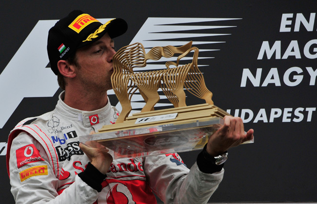 Button nyerte a Magyar Nagydíjat - Fotó: MTI