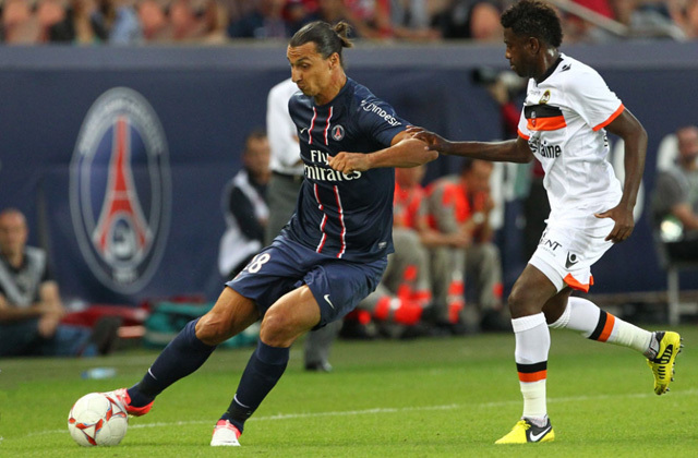 Zlatan Ibrahimovic két góllal debütált a Ligue 1-ben - Fotó: PSG.fr