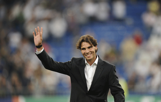 Rafael Nadal öröme - Fotó: AFP