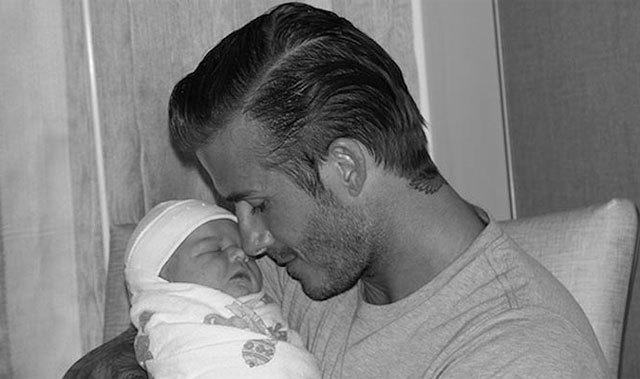 Az első képek David Beckham kislányáról