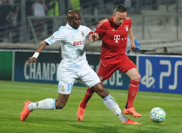 Ribéry egykori csapata ellen lépett pályára - Fotó: AFP