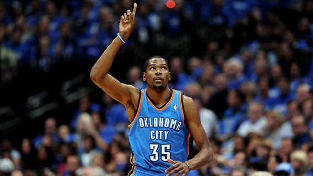 Kevin Durant az Oklahoma City Thunder játéksoa