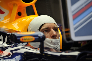 Mark Webber, a Red Bull Renault ausztrál pilótája