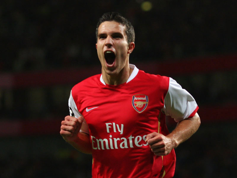 Van Persie az Arsenal gólzsákja - vajon meddig? - Fotó: AFP