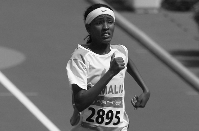 Samia Yusuf Omar, Szomália színeiben a 200 méteres női síkfutásban Pekingben