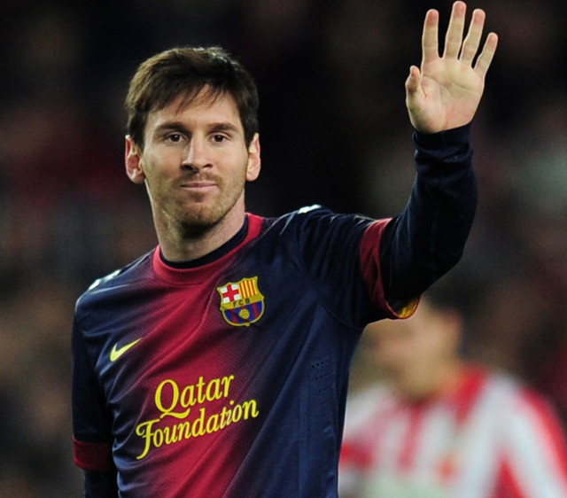 Lionel Messi, a Barcelona argentin csatára