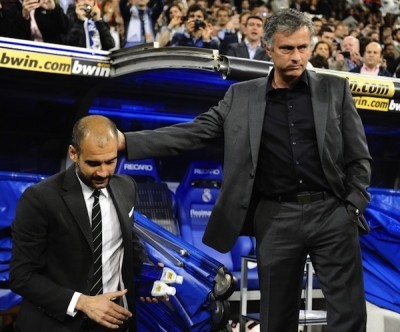 Mourinho és Guardiola az El Clásicón