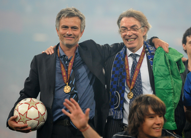 Moratti és Mourinho öröme - Fotó:AFP