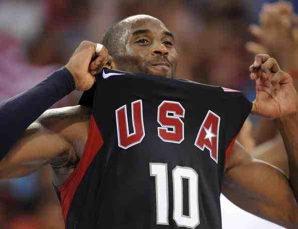Kobe Bryant Pekingben büszkén viselte az amerikai válogatott mezét - Fotó: insidethegames.org