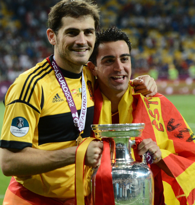 Két ikon, három közös trófea: Iker Casillas és Xavi Hérnandez
