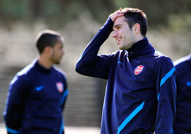 Van Persie-ben bíznak az Arsenalnál - Fotó: AFP