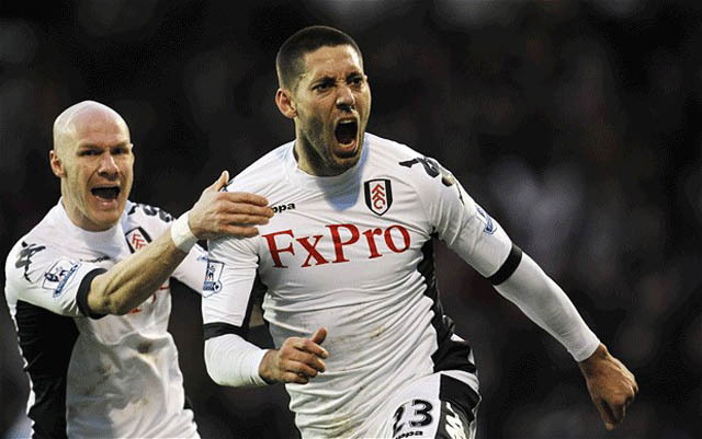 Clint Dempsey egyelőre még a Fulhamben ontja a gólokat – Fotó: Telegraph