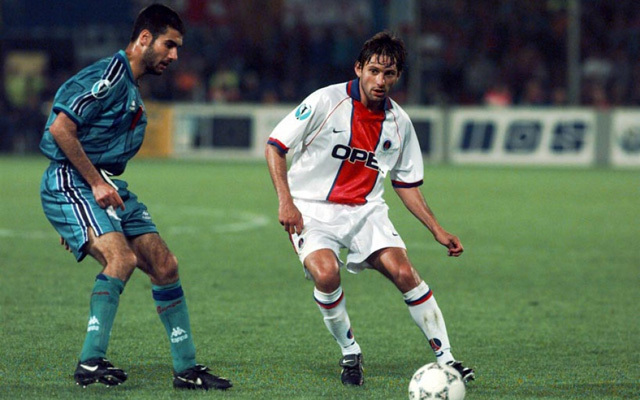 Leonardo (jobbra) és Josep Guardiola az 1997-es KEK-döntőn - Fotó: L'Équipe