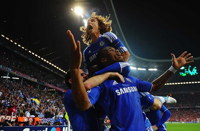 Az elefántcsontparti csatár brilliáns fejesgólja is kellett ahhoz, hogy a Chelsea megnyerhesse a Bajnokok Ligáját - Fotó: Getty Images