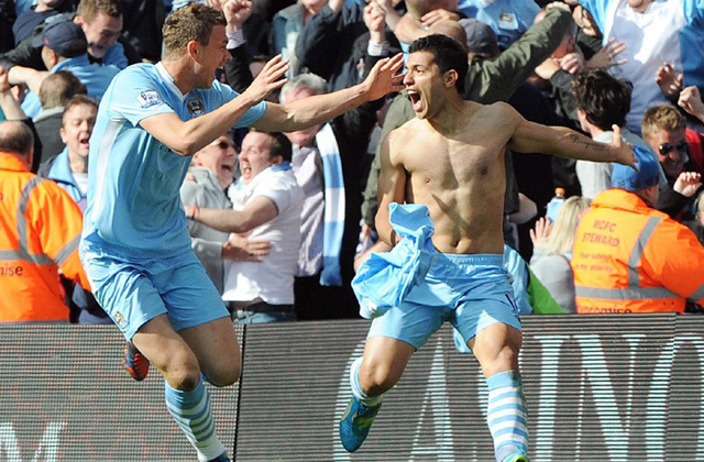 A Manchester City megérdemelten lett a 2011/12-es szezon bajnoka, még ha a végén izgulni is kellett - Fotó: Getty Images