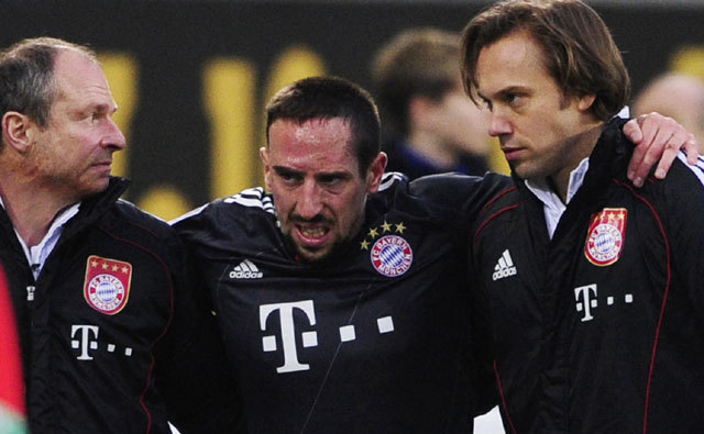 Ribéry a Wolfsburg elleni bajnokin sérült meg