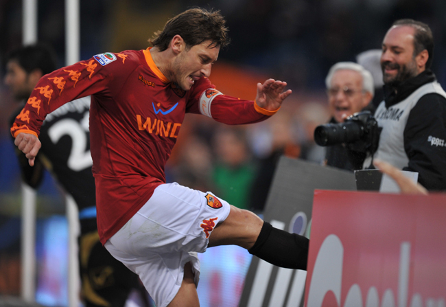 Fracesco Totti mérges-fotó:afp